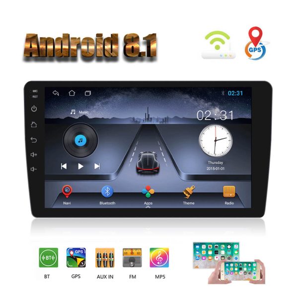 CARPURIDE Android 8.1 2Din 9   Car Stereo Radio TFT Car MP5 Player 1080P BT WIFI GPS Navigation FM Phone Link Auto Radio Online - Image 2