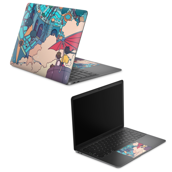 Apple MacBook Castle in the Sky Skin Online - Image 2