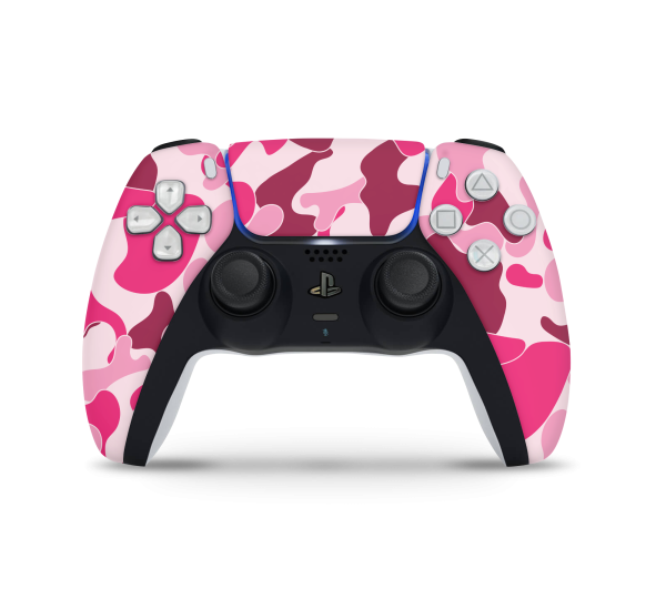Playstation 5 Controller Skin Ape Camo Pink Hot on Sale