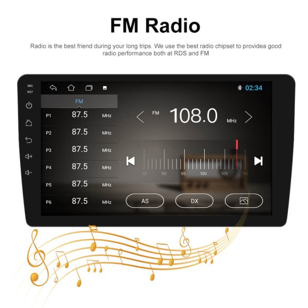 CARPURIDE Android 8.1 2Din 9   Car Stereo Radio TFT Car MP5 Player 1080P BT WIFI GPS Navigation FM Phone Link Auto Radio Online - Image 5