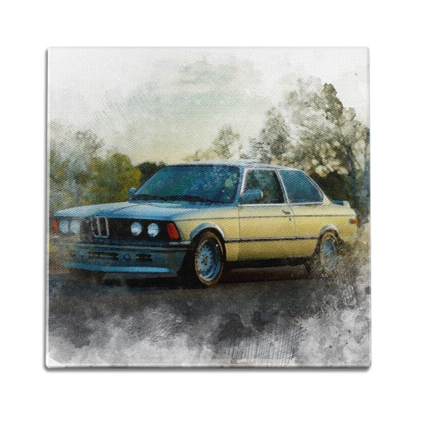 Bmw Water Color Wall Art Hot on Sale