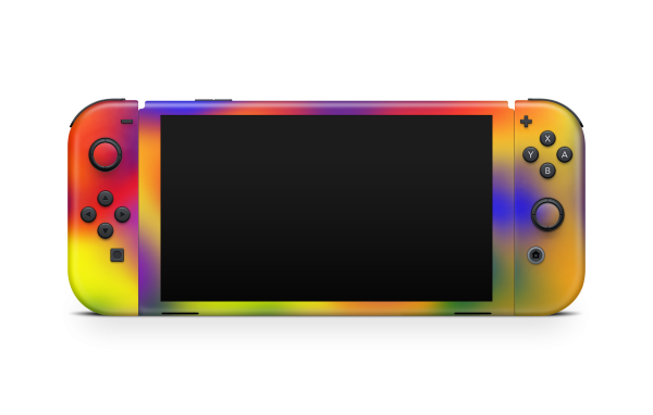 Nintendo Switch OLED Skin rainbow burst For Cheap - Image 3