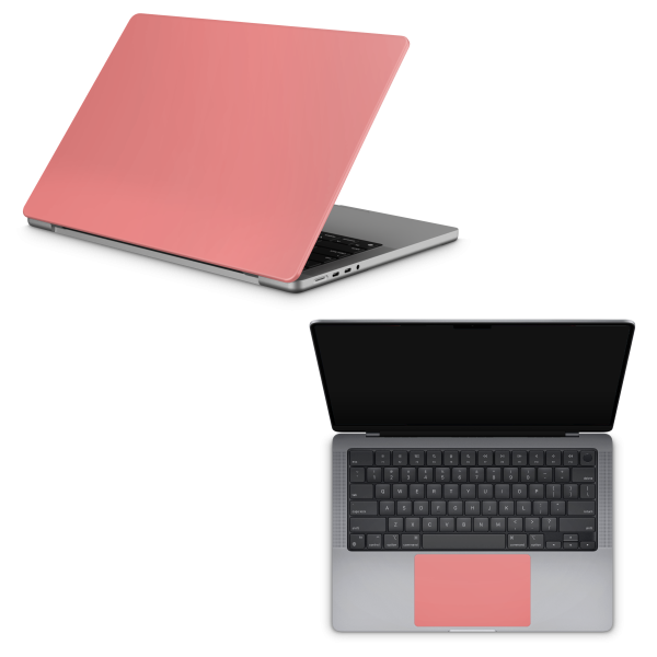 Apple MacBook Skin Light Coral For Cheap - Image 5