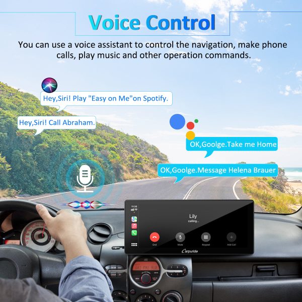 CARPURIDE W103 Portable Smart Multimedia Dashboard Console With Backup Camera For Cheap - Image 3