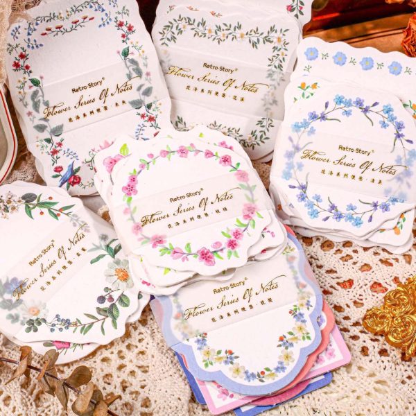 Floral Wreath Series Decorative Paper Cheap - Image 2