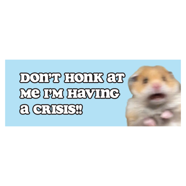 Don t Honk at Me I m Having A Crisis Cheap