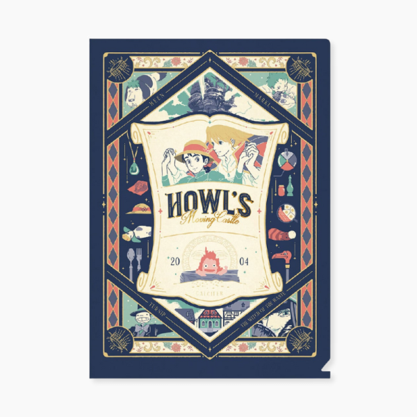 Movic Retro Frame Clear Folder - Howl s Moving Castle For Cheap