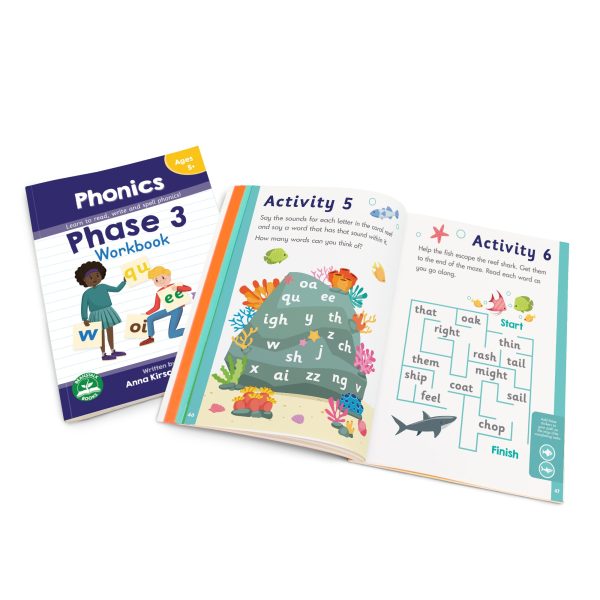 Phase 3 Phonics Workbook For Sale - Image 4