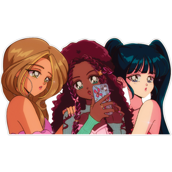 Flora, Aisha and Musa selfie Supply