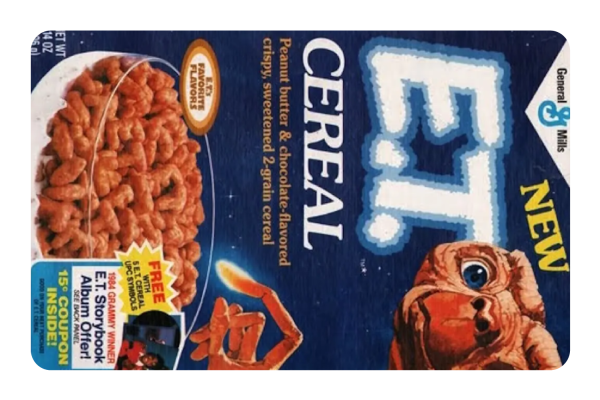 E.T Cereal on Sale