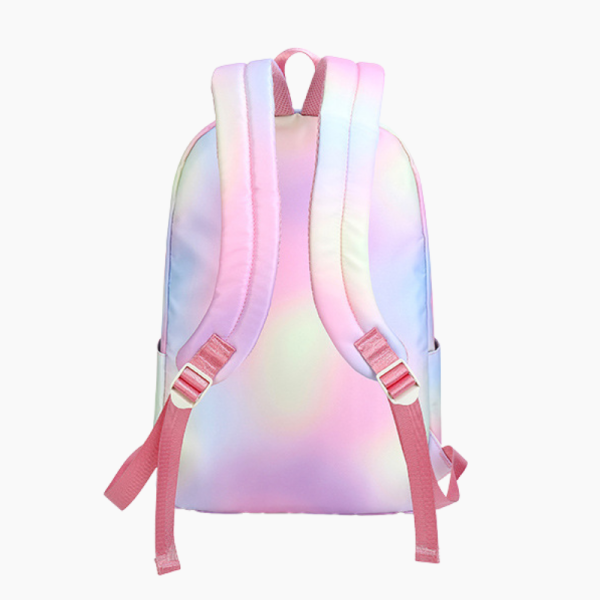 Rainbow Clouds Nylon Backpack Fashion - Image 3
