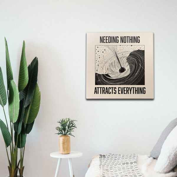 Needing Nothing Attracts Everything Wall Art Online - Image 2