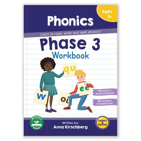 Phase 3 Phonics Workbook For Sale