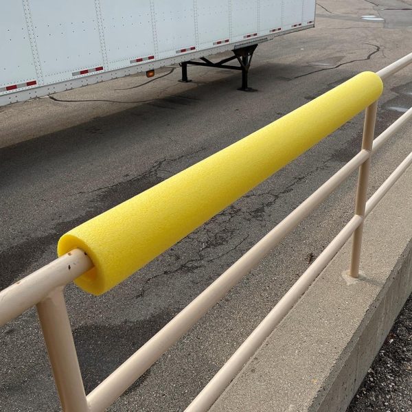 12 Large Diameter Pre-Slit Clamp Foam Protection Yellow For Cheap - Image 2