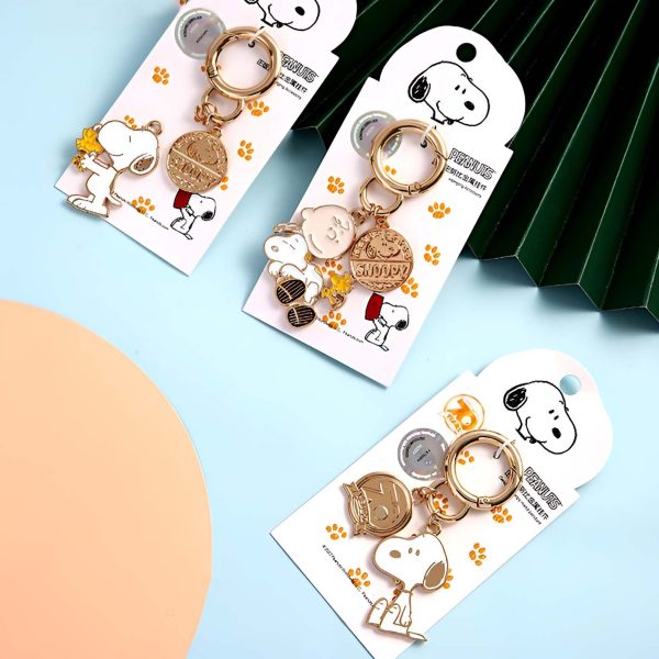Peanuts Snoopy Keychain - Limited 70th Anniversary Edition Online Hot Sale - Image 3
