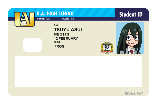 Student ID - Tsuyu Asui Supply - Image 5