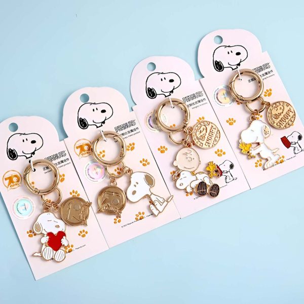 Peanuts Snoopy Keychain - Limited 70th Anniversary Edition Online Hot Sale - Image 2
