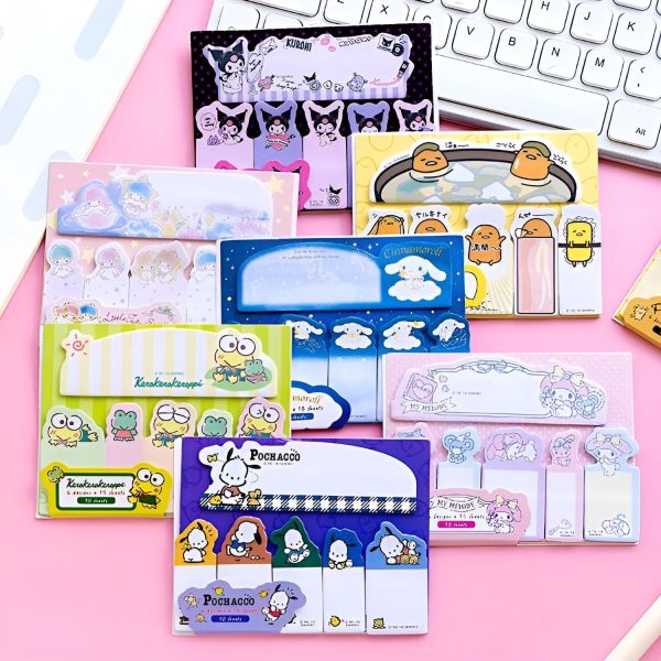 Sanrio Characters Index Sticky Notes Set Sale