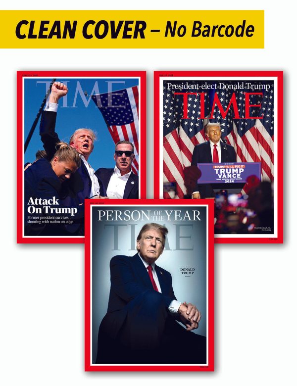 TIME Magazine 2024 Person of the Year - Donald Trump: CLEAN COVER (No Barcode or Address Block) Limited Edition, Historic Comeback, Assassination Attempt, MAGA, Immigration, Vision For America & More! Sale - Image 2