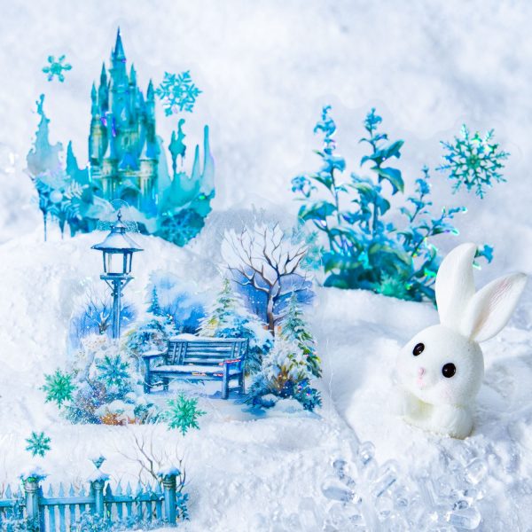 Frosted Fantasy Landscapes Holo Stickers Fashion - Image 2