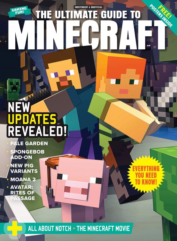 Minecraft - The Ultimate Guide: Notch s Shocking Announcement Of Potential Minecraft 2, The Minecraft Movie, New Updates, Pale Garden, Spongebob Add-On, New Pig Variants, Exclusive Insights & More! on Sale