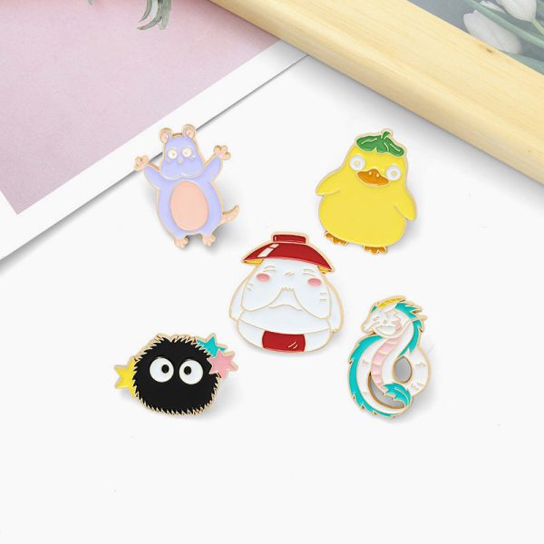 Hayao Miyazaki Enamel Pin - Spirited Away Supply - Image 5