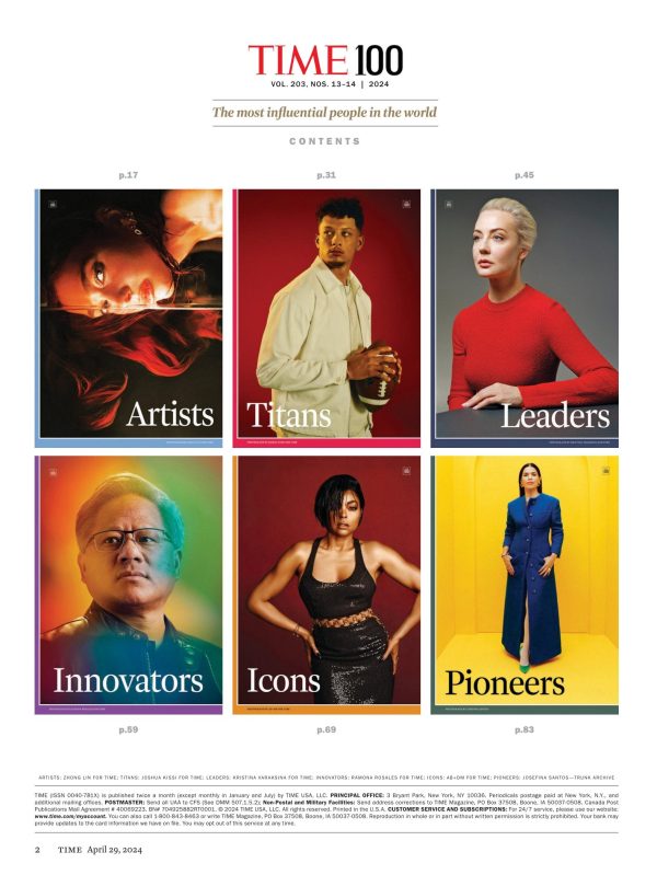 Time 100 - Most Influential People 2024: The Artists, Innovators, Titans, Leaders, Icons & Pioneers Whose Contributions Are Changing The World! Fashion - Image 5