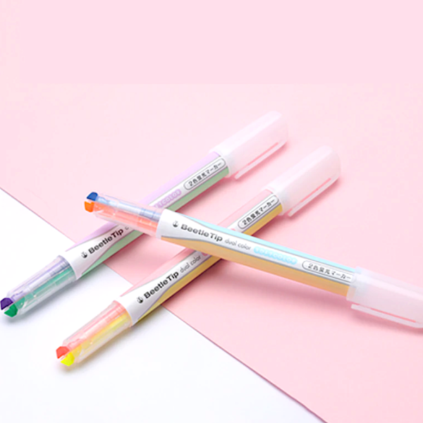 KOKUYO Beetle Tip 2-in-1 Dual Color Highlighter Online now - Image 3