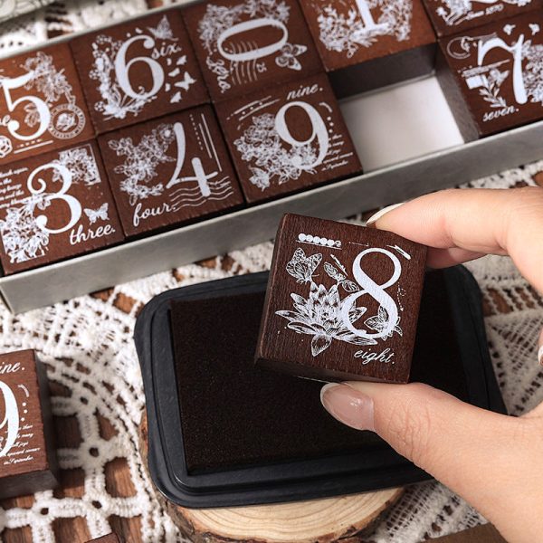 Whimsical Nature Stamp Collection - Alphabet and Numbers For Discount - Image 3