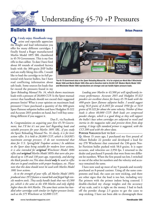 Handloader The Ammunition Reloading Journal - April 2025: Howa Carbon Elevate 6.5 Grendel, The Ultra Light Rifle, 40 Smith & Wesson, High Performance Rim Rock Bullets, 220 Weatherby Rocket & More! For Cheap - Image 4