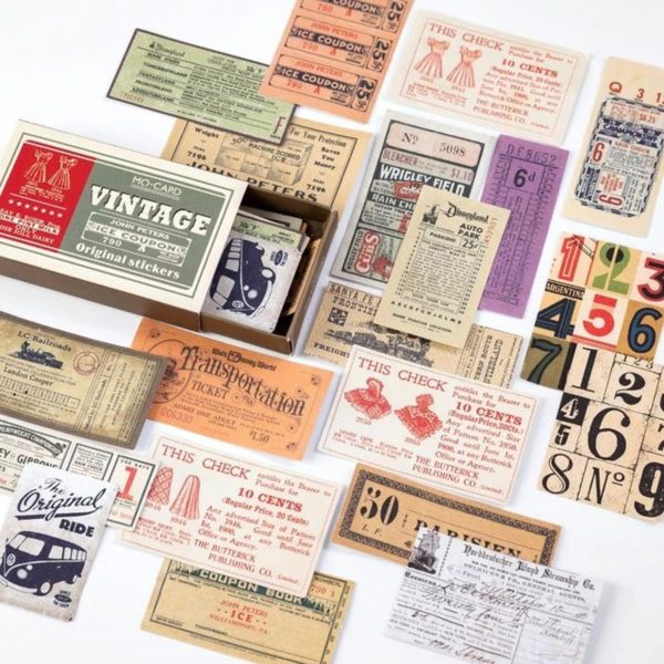 Vintage Label Stickers - Tickets For Cheap