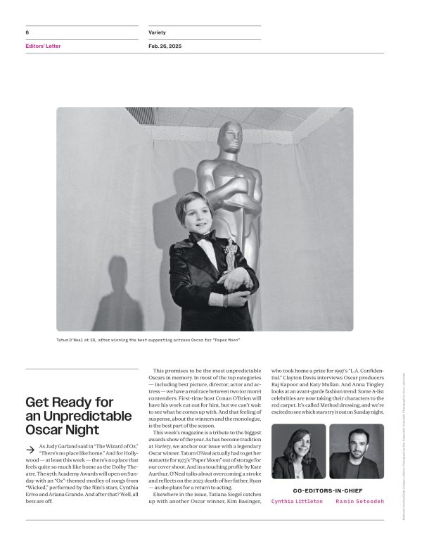 Variety - 25.02.26 Edition: The Courage Of Tatum Neal, Easy Oscar Predictions, Method Dressing, Amazon MGM, SAG Awards, Milestones, NBCU, Kim Basinger, The Biggest Animated Movie In History & More! Discount - Image 4