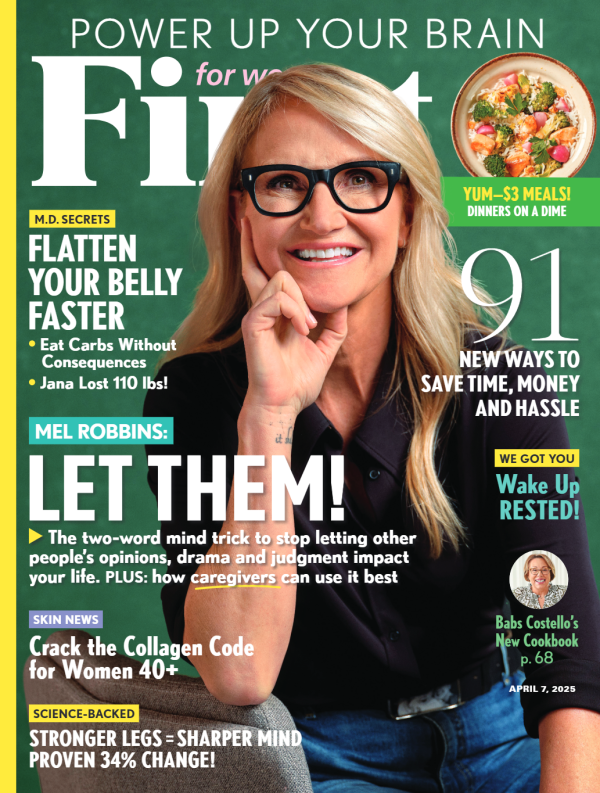 First for Women - 04.07.25: Mel Robbins  Let Them Theory, Boost Brainpower & Flatten Your Belly, Healthy Meal Hacks, Ways To Eat Smart & Save Money, Babs Costello’s Kitchen Secrets & More! on Sale