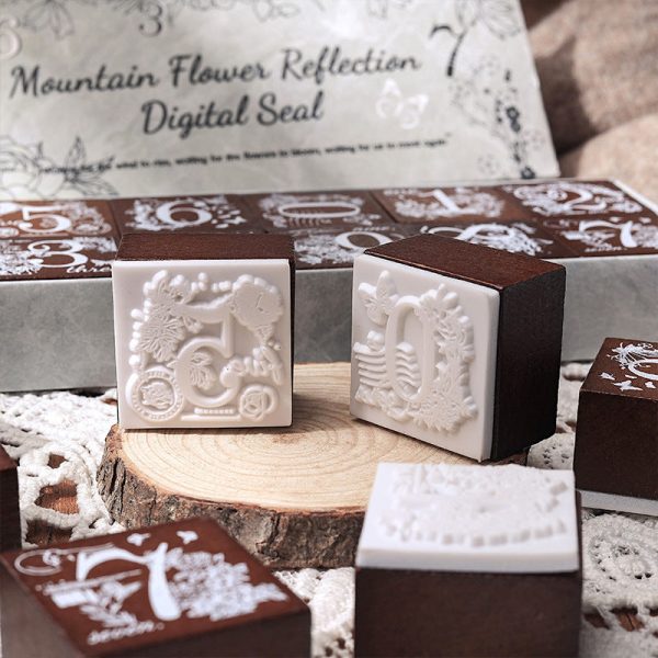 Whimsical Nature Stamp Collection - Alphabet and Numbers For Discount - Image 4