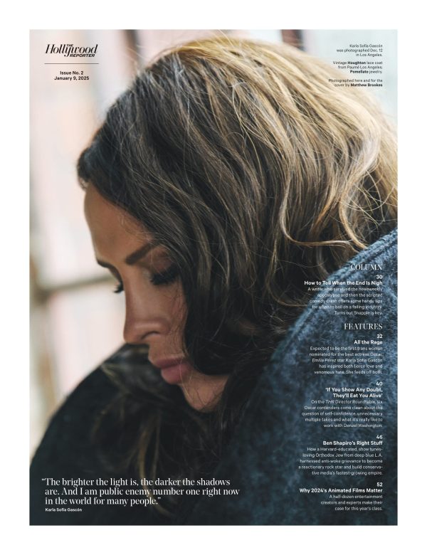 The Hollywood Reporter - 25.01.09 Edition: Karla Sofía Gascón, The First Trans Woman Nominated For Best Actress Oscar, California Facing Fire Destruction, Ben Shapiro, RFK Jr s Next Steps & More! For Discount - Image 2