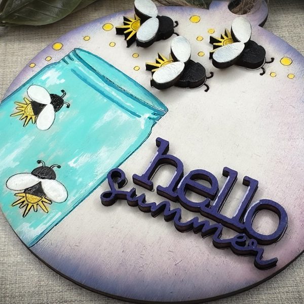 Hello Summer Fireflies Car Charm For Sale - Image 2