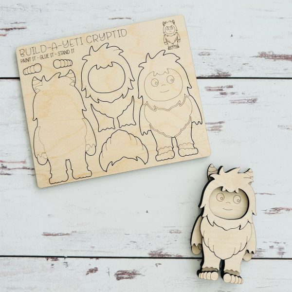 Build a Yeti Cryptid Pop-Out Card Online now - Image 3