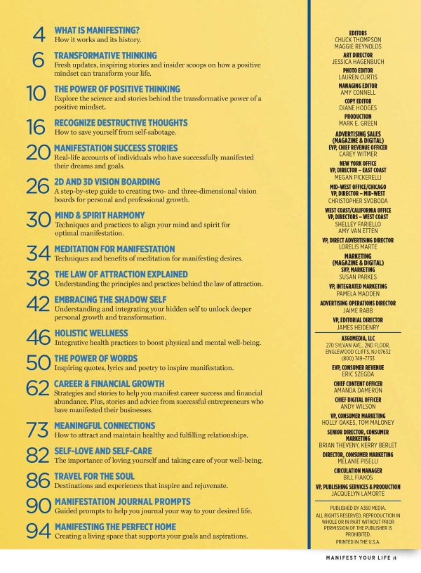 Manifest Your Life - 100s Of Expert Tips, Meet Your Best You, Transform Your Career, Rewire Your Social Network, Why Dreamers Are Winners, Turning Mindfulness Into Action, Vision Boards & Self-Love! Online Hot Sale - Image 3
