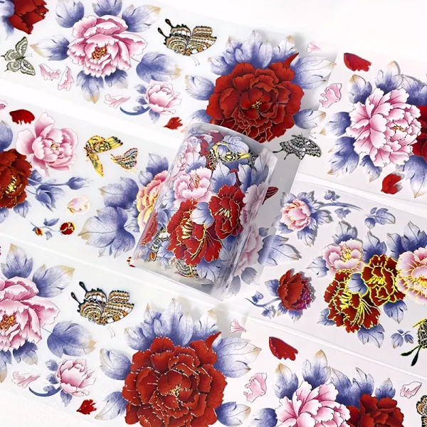 Kintsugi Blossom Clear Masking Tape - Extra Wide Online now - Image 4