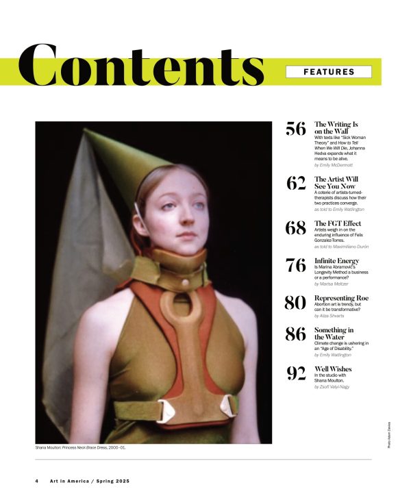 Art In America Spring 2025: Wellness Today, Artists Turned Therapists, Crime & Disability Justice, Sick Woman Theory, Marina Abramovic s Longevity Method, AI vs Photography & More! For Cheap - Image 2