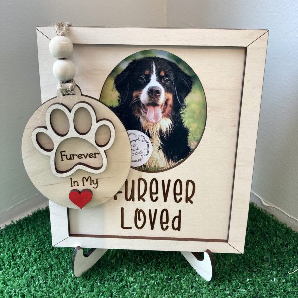 Pet - Dog Memorial Photo Frame and Matching Ornament Online Sale