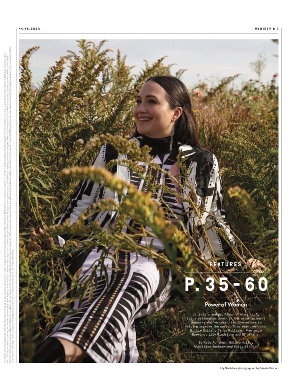 Variety - 23.11.15 Edition: Power Of Women Issue Honoring Carey Mulligan, Fantasia Barrino, Billie Eilish & Lily Gladstone, Famous Last Words That Ended SAG-AFTRA Strike, New Hunger Games Movie & More Online Hot Sale - Image 3