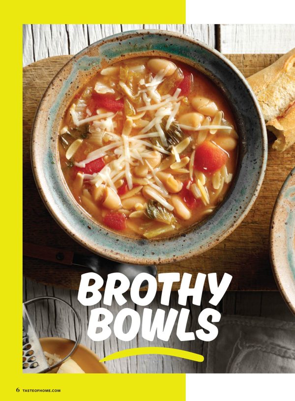 Taste Of Home - Soups: 107+ Heart Warming Family Favorite Recipes, Easy To Follow For Busy Lifestyles, Prepare In 30 Minutes Or Less, Breads & Salads To Perfectly Complement Your Soup Creation & More! Supply - Image 4