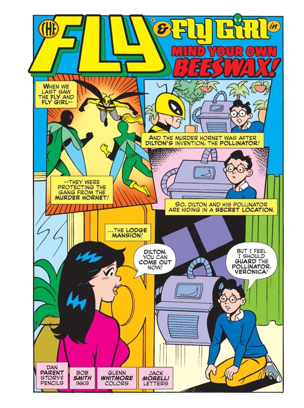 Betty And Veronica Jumbo Comics Digest - Issue 331: Heroes Unite! Fly Girl, SuperTeen, & A Team Of Superheroes Battle The Murder Hornet To Recover The Pollinator Device From The Lodge Mansion & More! Cheap - Image 2