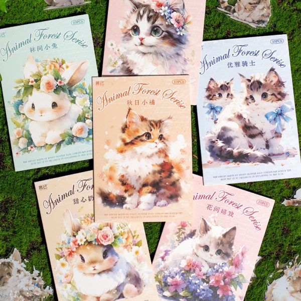 Blossom Animal Delight Holo Stickers - Limited Stock on Sale - Image 5