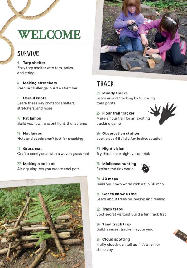 Wild Days - Outdoor Activities Guide For Kids: 50 Easy-To-Follow Projects, New Skills, Explore Nature, Tracking Wildlife, Building Nests, Leaf Printing, Shelters, Camp Fire, Bubbles, Games & More! For Sale - Image 2