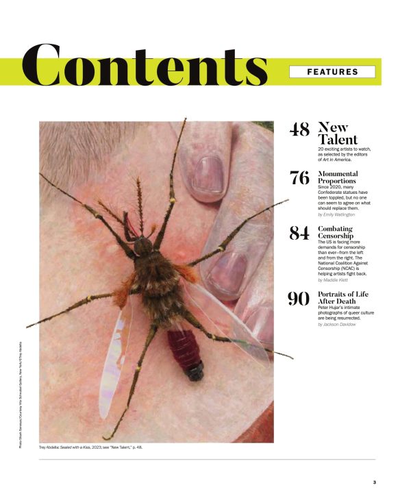 Art In America - Fall 2024: New Talent, 20 Artists To Watch, Replacing Confederate Statues, How To Fight Censorship, Pete Hujar: Life After Death, The Art-Tech Manosphere, Venice Diary & More! on Sale - Image 2