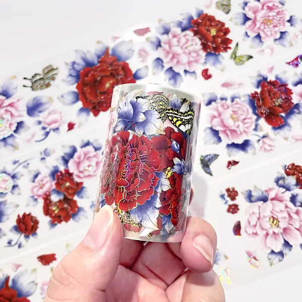 Kintsugi Blossom Clear Masking Tape - Extra Wide Online now - Image 5
