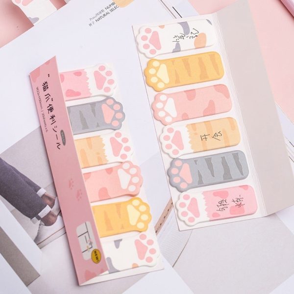 Cat Paw Sticky Notes Sale - Image 2