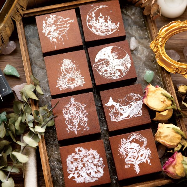 Magical Nature Wooden Stamps - Large Online Sale - Image 3